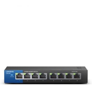 Linksys LGS108 8-Port Business Desktop Gigabit Switch