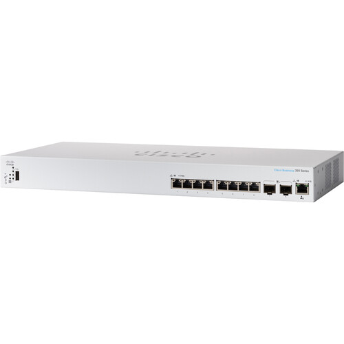 Cisco CBS350-8XT-EU 8-Port 10G Managed Network Switch with 10G SFP+/RJ45 Combo