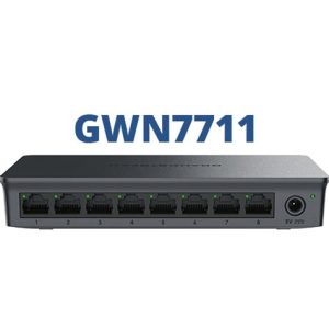 Grandstream Networks | GWN7711 Outdoor Managed PoE Switch | 8-Port IP66 Rated