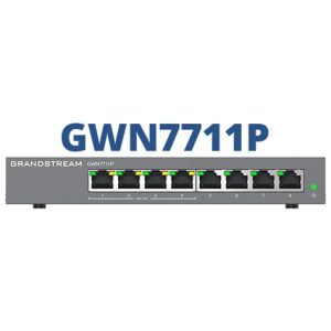 Grandstream Networks | GWN7711P Layer 2 Lite Managed Network Switches | 8-Port IP66 Rated