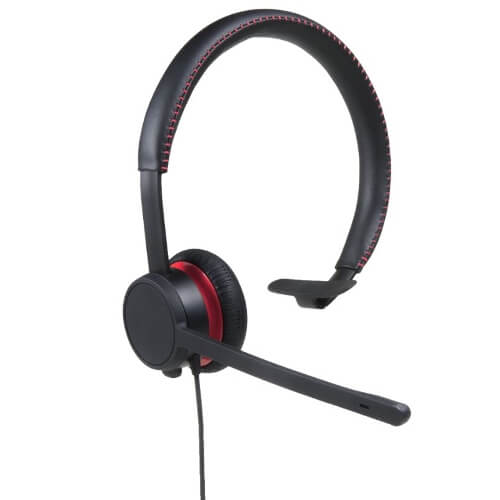Avaya L129 Headset Leather RJ9 Mono 700514052 in Dubai UAE