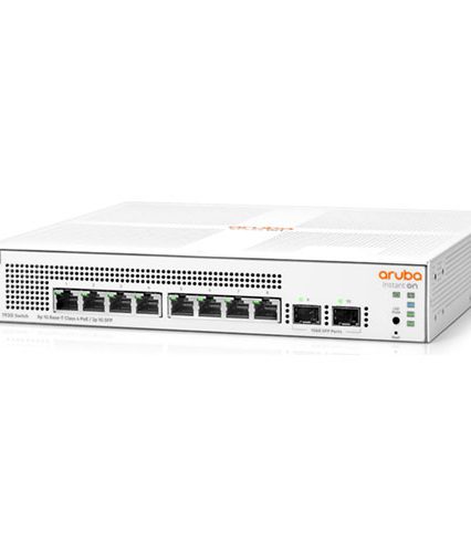 Aruba Instant On 1930 8G Class 4 PoE 2SFP 124W Switch JL681A in Dubai UAE