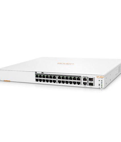Aruba Instant On 1960 24G 20p Class4 4p Class6 PoE 2XGT 2SFP+ 370W Switch JL807A in Dubai UAE