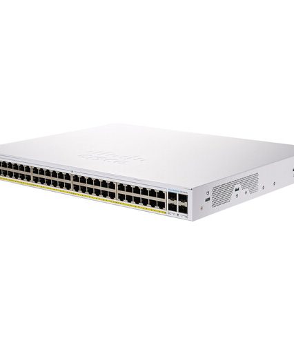 Cisco CBS350-48P-4G-UK 48-Port Gigabit PoE+ Compliant Managed Network Switch with SFP (370W)