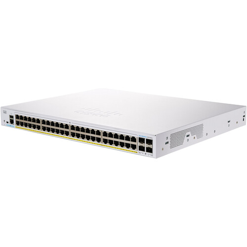 Cisco CBS350-48P-4G-UK 48-Port Gigabit PoE+ Compliant Managed Network Switch with SFP (370W)