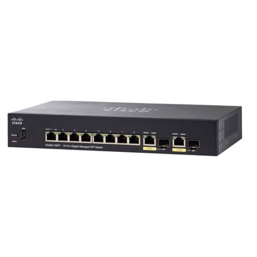 Cisco SG350-10SFP 10-Port Gigabit Managed SFP Switch