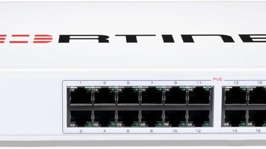 Fortinet FortiSwitch 124F-FPOE FS-124F-FPOE L2 Managed PoE Switch with 370W PoE