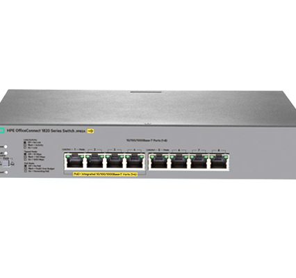 HPE OfficeConnect 1820 8G PoE+ (65W) Switch