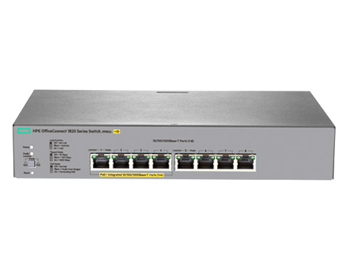 HPE OfficeConnect 1820 8G PoE+ (65W) Switch