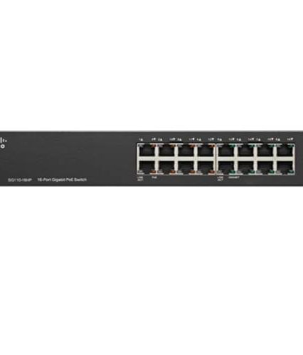 Cisco SG110-16HP Switch with POE