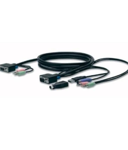 SOHO KVM Replacement Cable(3m) Kit, VGA & PS/2, USB -F1D9102-10