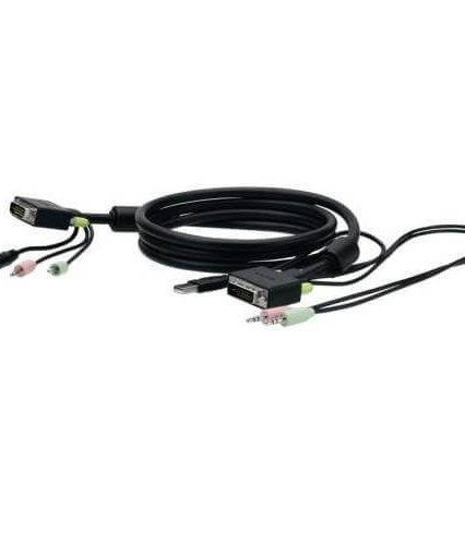 Belkin DVI/USB KVM Cable Kit for SOHO Series KVM, 1.8 m - F1D9104-06