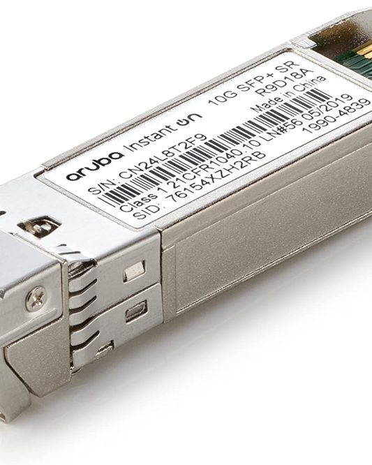 HPE Aruba Instant On R9D18A 10G SFP+ LC SR Transceiver for Connections Up to 300 Meters