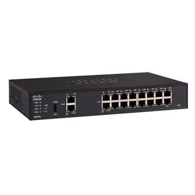 Cisco RV345 Dual WAN Gigabit VPN Router 16 GbE Ports no VPN