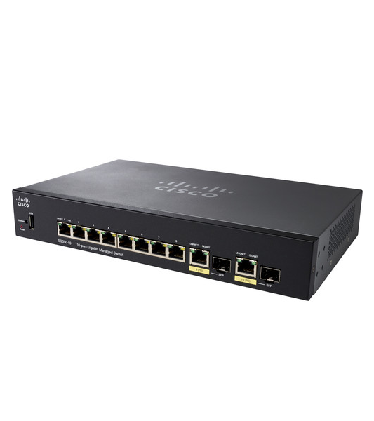 Cisco SG350-10 10-Port Gigabit Managed Switch