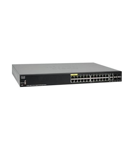 Cisco SG350-28MP 28-Port Gigabit PoE Managed Switch