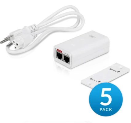 Ubiquiti PoE Injector, 24-12W - POE-24-12W-5P