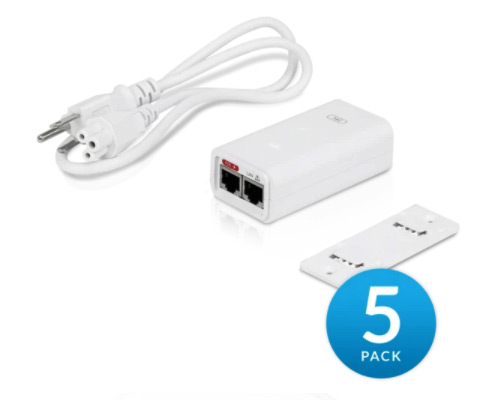 Ubiquiti PoE Injector, 24-12W - POE-24-12W-5P