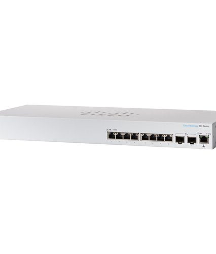 Cisco CBS350-8XT-EU 8-Port 10G Managed Network Switch with 10G SFP+/RJ45 Combo