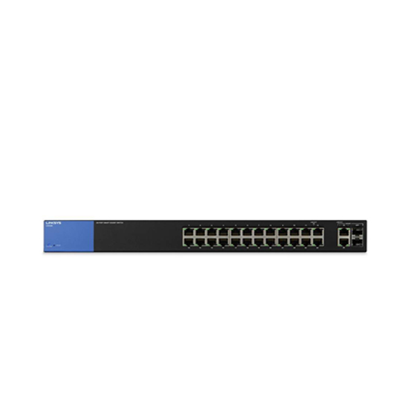 Linksys Business LGS326 24-Port Gigabit Smart Managed Switch + 2x Gigabit SFP/RJ45 Combo Ports