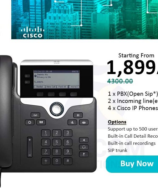 Cisco IP Telephony with Open sip