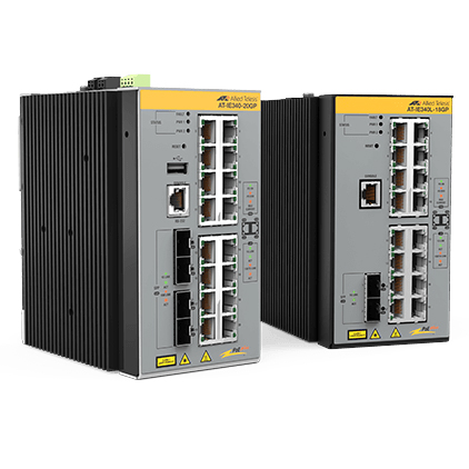 Allied Telesis IE340 Series Industrial Ethernet Layer 3 Switches in Dubai UAE